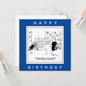 Cartoon für rückwärtsgerichtete Objekte Karte (Vorderseite/Rückseite Beispiel)