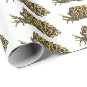 Cartoon für Seeschluke Geschenkpapier (Rolleneckpunkt)