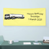 Cartoon für Tankwagen Banner (Messe)