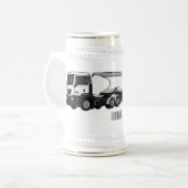 Cartoon für Tankwagen Bierglas (Vorderseite Links)