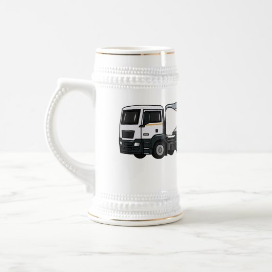 Cartoon für Tankwagen Bierglas (Links)