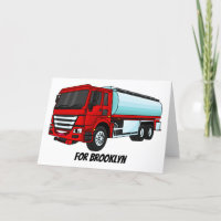 Cartoon für Tankwagen
