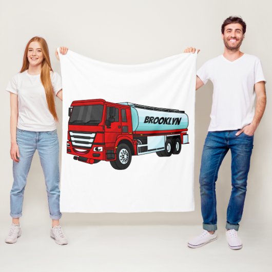 Cartoon für Tankwagen Fleecedecke (Beispiel)