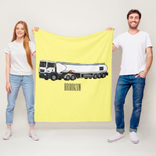 Cartoon für Tankwagen Fleecedecke
