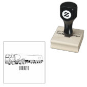 Cartoon für Tankwagen Gummistempel (Stempel)