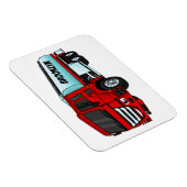 Cartoon für Tankwagen Magnet (Rechte Seite)