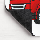 Cartoon für Tankwagen Mousepad (Ecke)