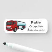 Cartoon für Tankwagen Namensschild (Beispiel)