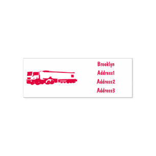 Cartoon für Tankwagen Permastempel