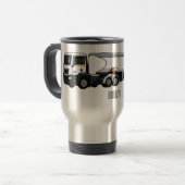 Cartoon für Tankwagen Reisebecher (Vorderseite Links)