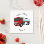 Cartoon für Tankwagen Serviette (Beispiel)