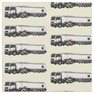 Cartoon für Tankwagen Stoff