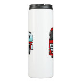 Cartoon für Tankwagen Thermosbecher (Rückseite)