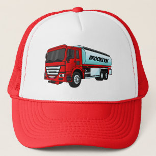 Cartoon für Tankwagen Truckerkappe
