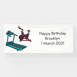 Cartoon für Treadmill und Spinnerbike Banner