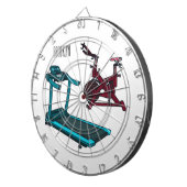 Cartoon für Treadmill und Spinnerbike Dartscheibe (Vorderseite rechts)