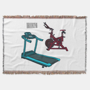 Cartoon für Treadmill und Spinnerbike Decke