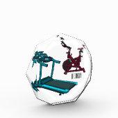 Cartoon für Treadmill und Spinnerbike Fotoblock (Links)