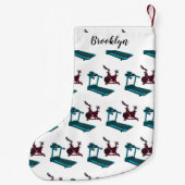 Cartoon für Treadmill und Spinnerbike Kleiner Weihnachtsstrumpf (Rückseite)