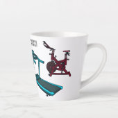 Cartoon für Treadmill und Spinnerbike Milchtasse (Rechts)