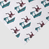 Cartoon für Treadmill und Spinnerbike Seidenpapier (Ausschnitt)