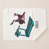 Cartoon für Treadmill und Spinnerbike Sherpadecke (Vorderseite (Horizontal))
