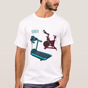 Cartoon für Treadmill und Spinnerbike T-Shirt
