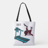 Cartoon für Treadmill und Spinnerbike Tasche (Rückseite)