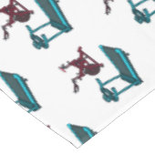 Cartoon für Treadmill und Spinnerbike Tischdecke (Schrägansicht)