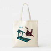 Cartoon für Treadmill und Spinnerbike Tragetasche (Rückseite)