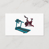 Cartoon für Treadmill und Spinnerbike Visitenkarte (Rückseite)
