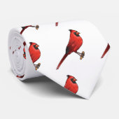 Cartoon für Vogelarten im nördlichen Kardinal Krawatte (Gerollt)