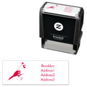 Cartoon für Vogelarten im nördlichen Kardinal Permastempel (Beispiel)