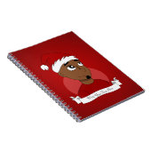 Cartoon für Weihnachten Typ Notizblock (Rechte Seite)