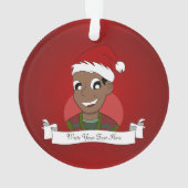 Cartoon für Weihnachten Typ Ornament (Rückseite)