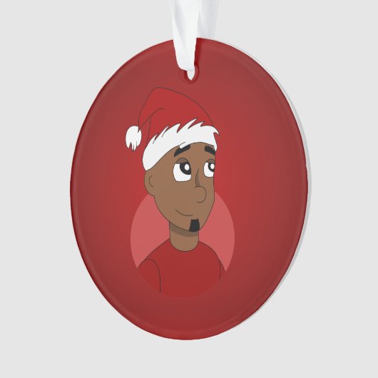Cartoon für Weihnachten Typ Ornament (Vorderseite)