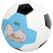 Cartoon Fußball (Dreiviertel)
