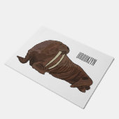 Cartoon Fußmatte (Schrägansicht)