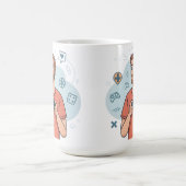 Cartoon Gamer Character Illustration Kaffeetasse (Mittel)