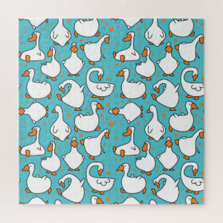 Cartoon Gänse Vintage Illustration Puzzle
