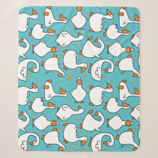 Cartoon Gänse Vintage Illustration Sherpadecke