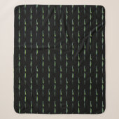Cartoon Gator Farm Muster Sherpadecke (Vorderseite)