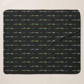 Cartoon Gator Farm Muster Sherpadecke (Vorderseite (Horizontal))