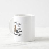 Cartoon Geboren, um Kaffee-Tasse zu Howl Kaffeetasse (Vorderseite Links)