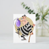 Cartoon-Gefangen-Einladungen Einladung (Stehend Vorderseite)