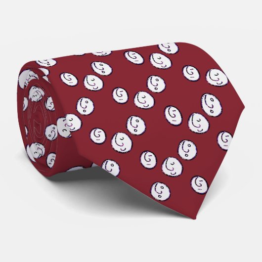 Cartoon gegenüber Neck Tie Krawatte (Gerollt)