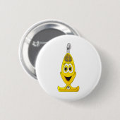 Cartoon gelb button (Vorne & Hinten)
