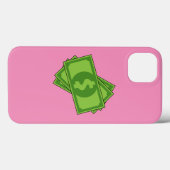 Cartoon-Geld-Dollar-Scheine Case-Mate iPhone Hülle (Rückseite (Horizontal))
