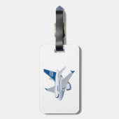 Cartoon Gepäckanhänger (Rückseite vertikal)