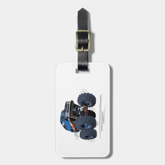 Cartoon Gepäckanhänger (Vorderseite vertikal)